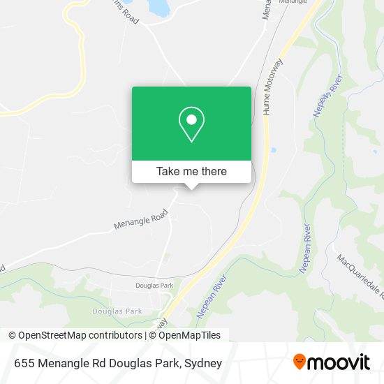 655 Menangle Rd Douglas Park map