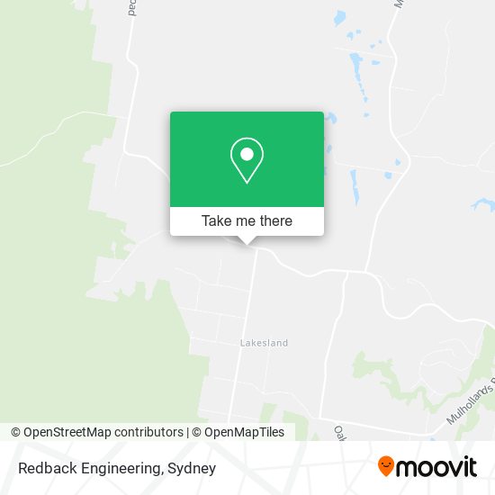 Redback Engineering map