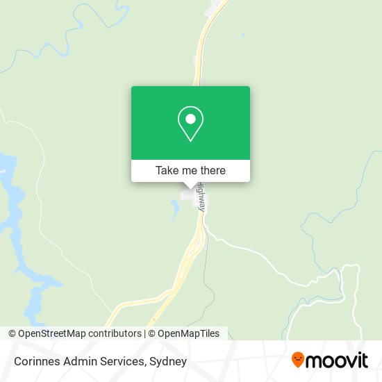 Corinnes Admin Services map