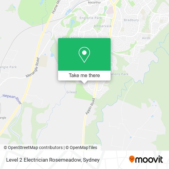 Level 2 Electrician Rosemeadow map