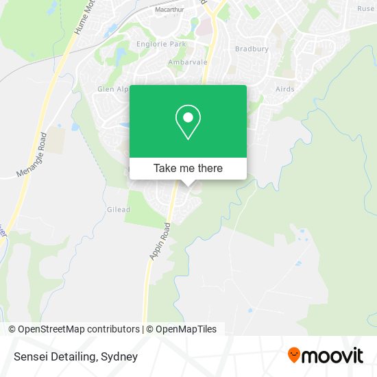 Sensei Detailing map