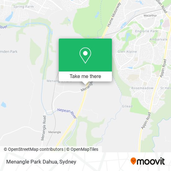 Menangle Park Dahua map