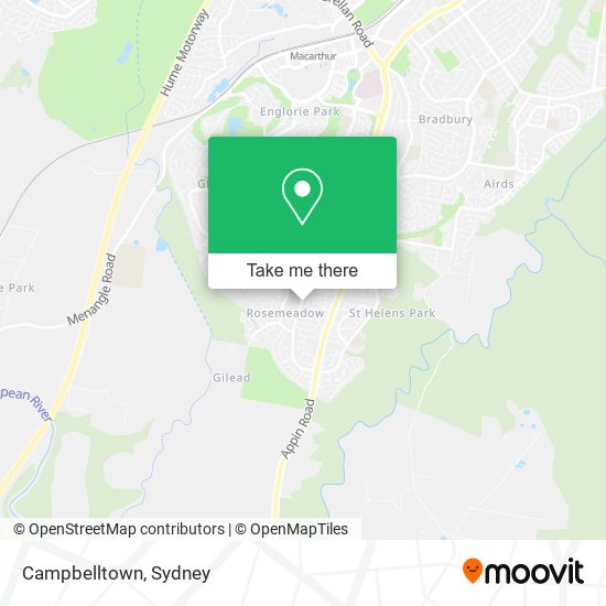 Campbelltown map