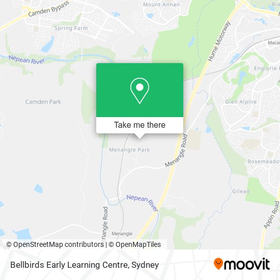 Mapa Bellbirds Early Learning Centre