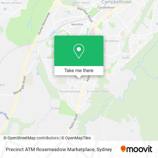 Precinct ATM Rosemeadow Marketplace map