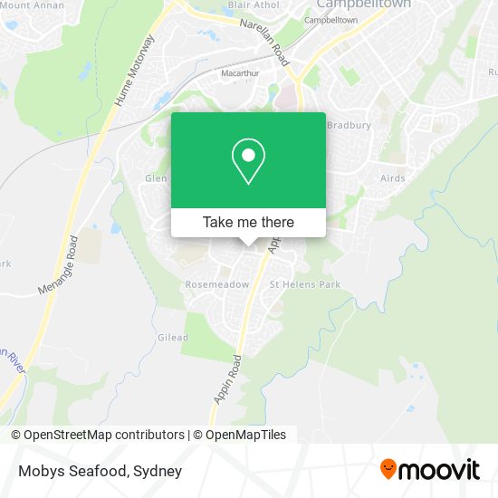 Mobys Seafood map