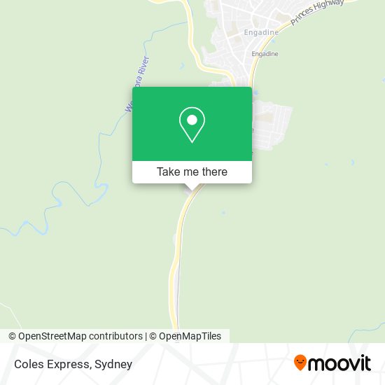 Coles Express map