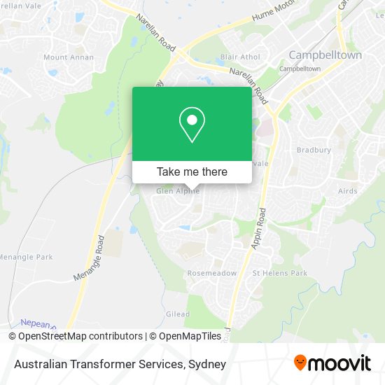 Australian Transformer Services map