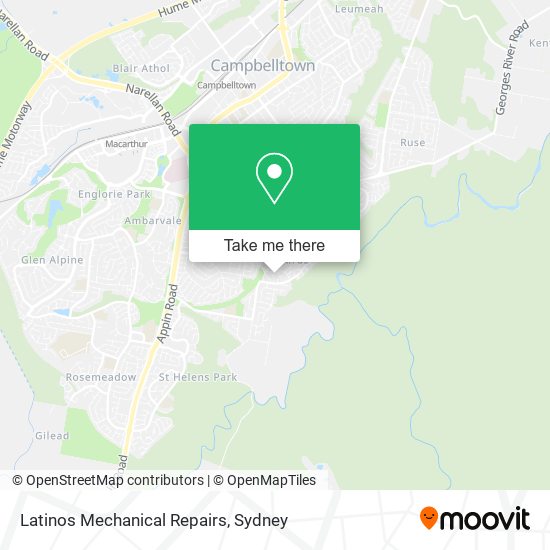 Latinos Mechanical Repairs map