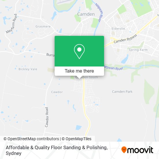 Affordable & Quality Floor Sanding & Polishing map