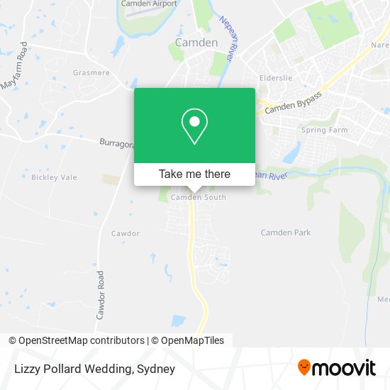 Lizzy Pollard Wedding map