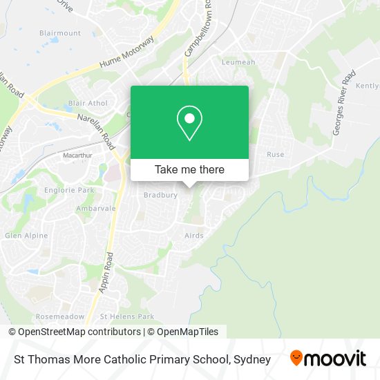 St Thomas More Catholic Primary School map