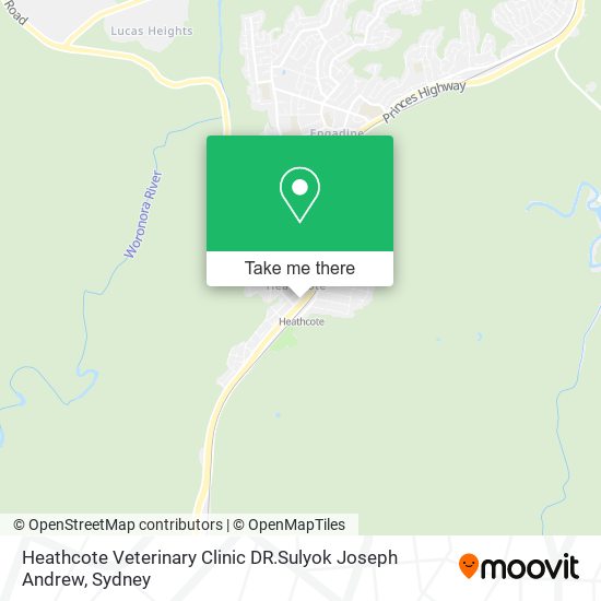 Heathcote Veterinary Clinic DR.Sulyok Joseph Andrew map