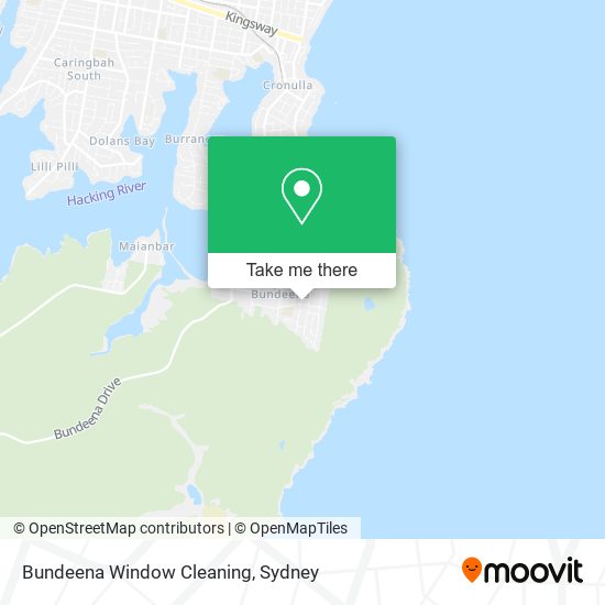 Bundeena Window Cleaning map