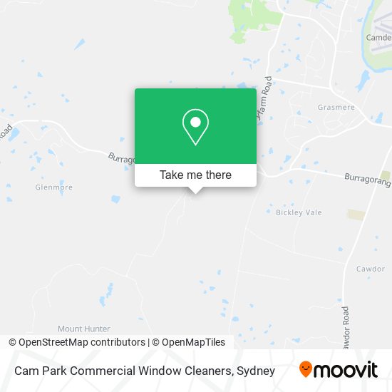 Cam Park Commercial Window Cleaners map