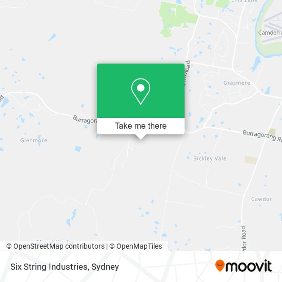 Six String Industries map