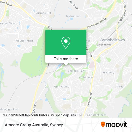 Amcare Group Australia map