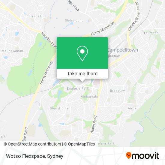 Wotso Flexspace map