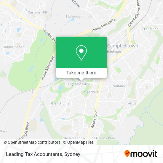 Leading Tax Accountants map