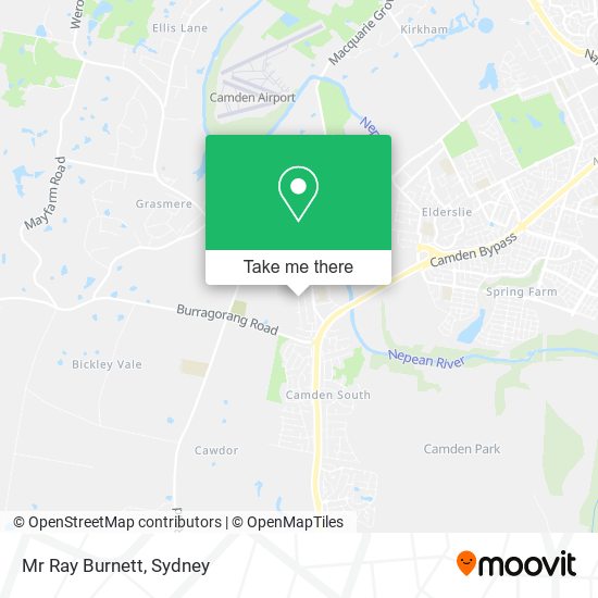 Mr Ray Burnett map