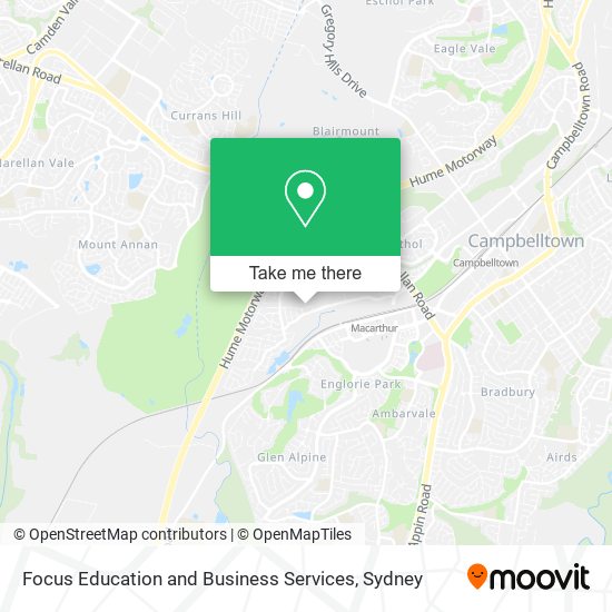 Mapa Focus Education and Business Services