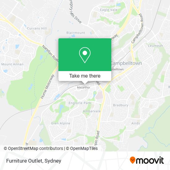 Furniture Outlet map