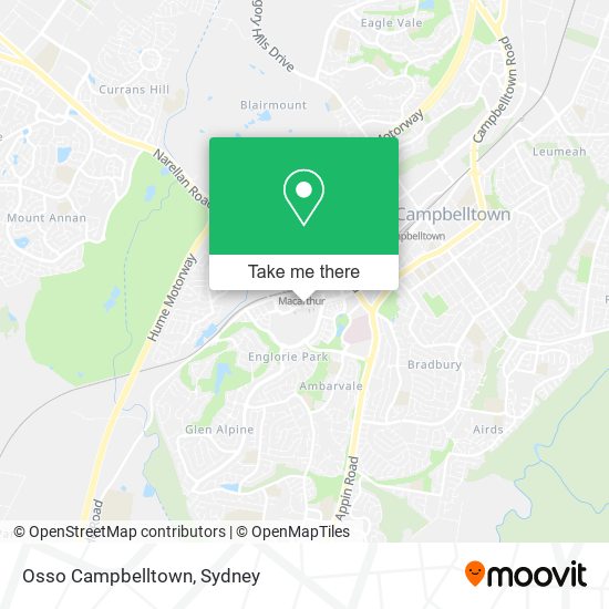 Osso Campbelltown map