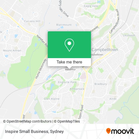 Inspire Small Business map