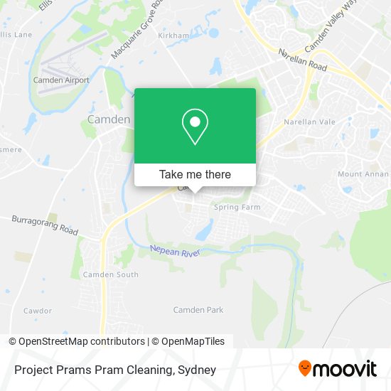 Project Prams Pram Cleaning map