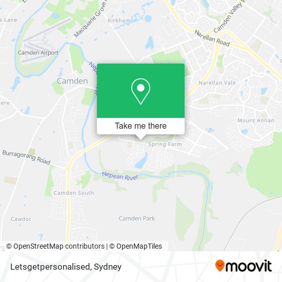 Letsgetpersonalised map