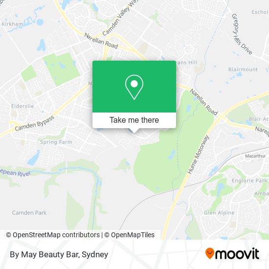 By May Beauty Bar map