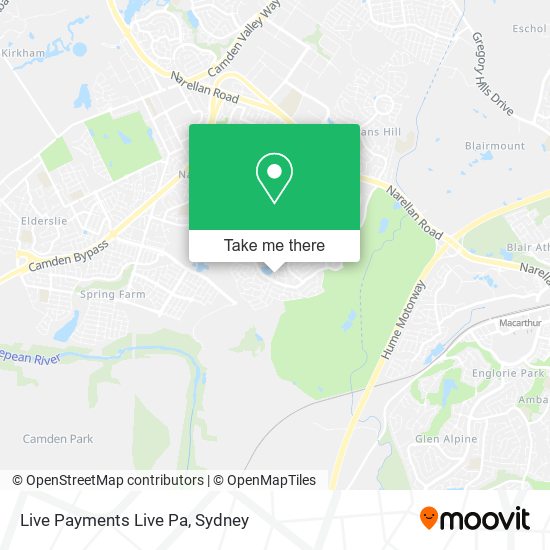 Live Payments Live Pa map