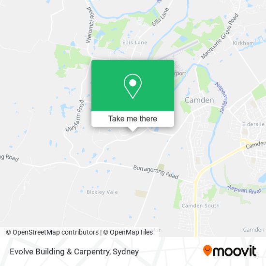 Evolve Building & Carpentry map