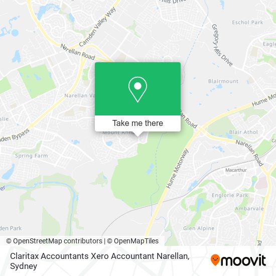 Claritax Accountants Xero Accountant Narellan map