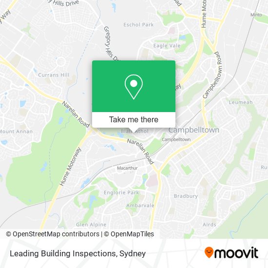 Mapa Leading Building Inspections