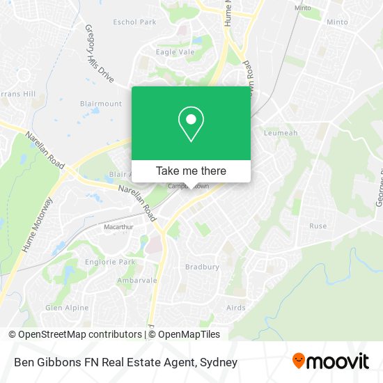 Ben Gibbons FN Real Estate Agent map