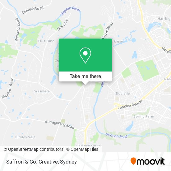 Saffron & Co. Creative map