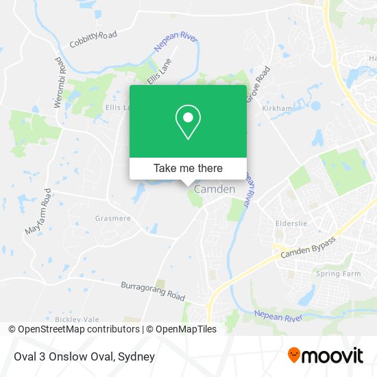Oval 3 Onslow Oval map