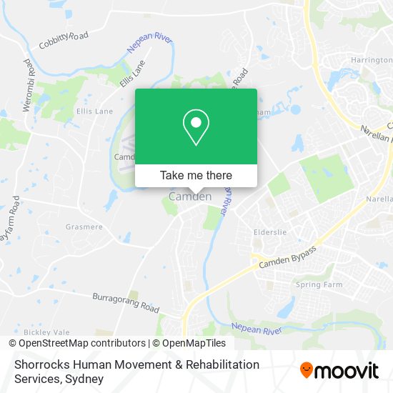 Shorrocks Human Movement & Rehabilitation Services map