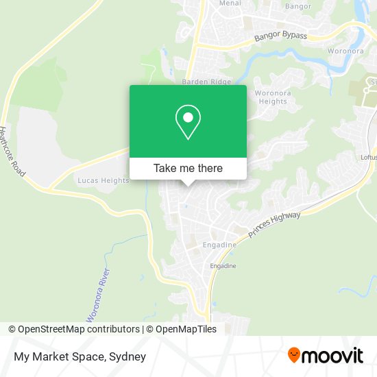 My Market Space map