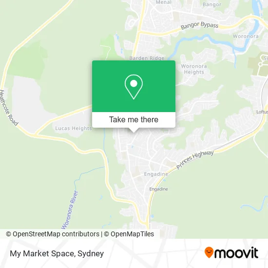 My Market Space map