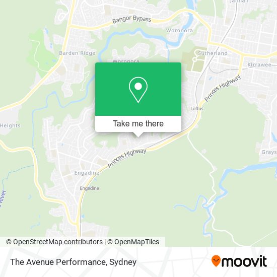 The Avenue Performance map