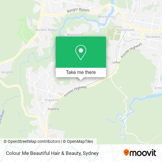 Colour Me Beautiful Hair & Beauty map