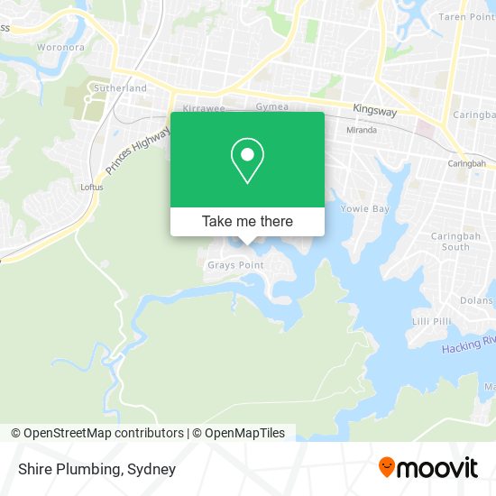 Mapa Shire Plumbing