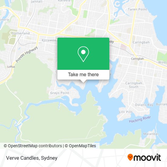 Verve Candles map