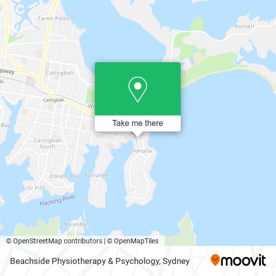 Beachside Physiotherapy & Psychology map