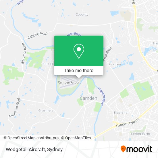 Wedgetail Aircraft map
