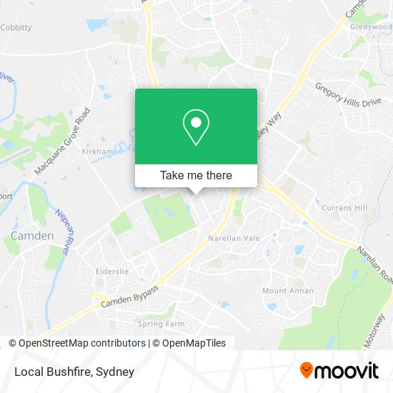 Local Bushfire map