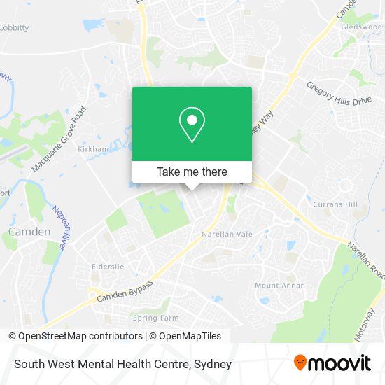 Mapa South West Mental Health Centre