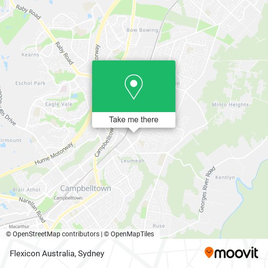 Flexicon Australia map